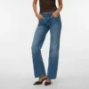 Vmasta Low-Rise-Jeans mit Bootcut-Passform