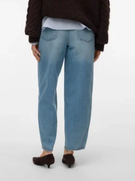 Vmbillie High-Rise-Jeans im Barrel-Fit