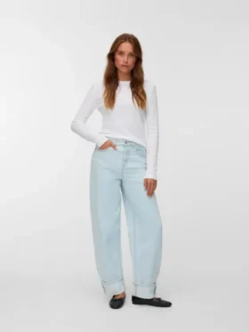 Vmbillie High-Rise-Jeans in Barrel-Fit