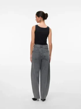 Vmbillie High-Rise-Jeans in Barrel-Fit