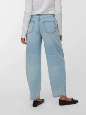 Vmbillie High-Rise-Jeans in Barrel-Fit