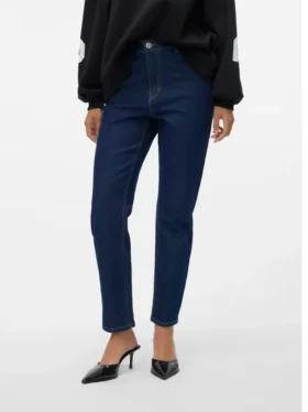 Vmbrenda High-Rise-Jeans im Mom-Fit