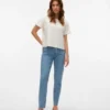 Vmbrenda High-Rise-Mom-Fit-Ankle-Jeans