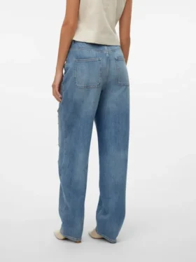 Vmbrooklyn Mid-Rise-Jeans in Baggy-Passform
