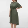 Vmbumpy Langes Kleid