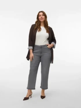 Vmcamara Mid-Rise-Jeans in gerader Passform