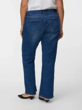 Vmcasta Jeans mit mittlerer Leibhöhe und Bootcut-Passform