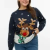 Vmcfrostydeer Strickpullover