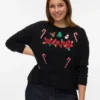 Vmcglitter Strickpullover