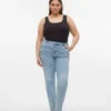 Vmcisa High-Rise-Jeans im Mom-Fit