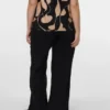 Vmckayla Jeans mit hoher Leibhöhe und weitem Bein