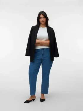 Vmclusia High-Rise-Jeans im Mom-Fit