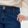 Vmclusia Slim-Fit-Jeans mit hoher Taille