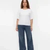 Vmcmira Mid Rise Wide Fit – Cropped-Jeans
