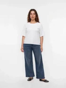 Vmcmira Mid Rise Wide Fit – Cropped-Jeans