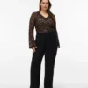 Vmcotea Hose mit hoher Taille