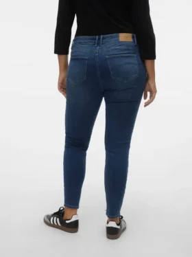 Vmcsela Mid-Rise-Jeans in Slim-Fit