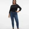 Vmcsela Mid-Rise-Jeans in Slim-Fit
