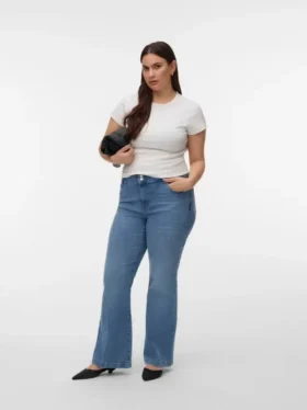 Vmctanna High-Rise-Jeans mit ausgestelltem Schnitt