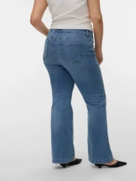 Vmctanna High-Rise-Jeans mit ausgestelltem Schnitt