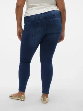 Vmctanya Skinny-Fit-Jeans mit mittlerer Leibhöhe