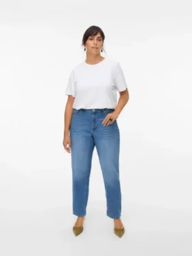 Vmctessa High-Rise-Jeans im Mom-Fit