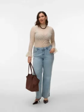 Vmctessa High-Rise-Jeans in gerader Passform