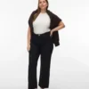 Vmctessa Jeans mit hoher Leibhöhe und weitem Bein