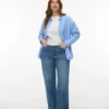 Vmctessa Jeans mit hoher Leibhöhe und weitem Bein