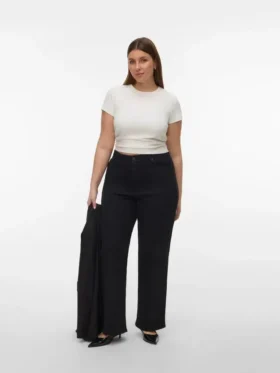 Vmctessa Jeans mit hoher Leibhöhe und weitem Bein