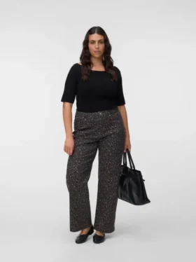Vmctessa Jeans mit hoher Leibhöhe und weitem Bein