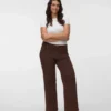 Vmctessa Jeans mit hoher Leibhöhe und weitem Bein