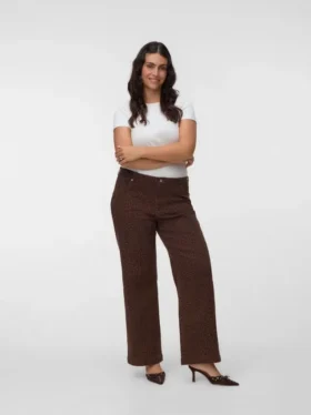Vmctessa Jeans mit hoher Leibhöhe und weitem Bein