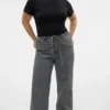 Vmctessa Jeans mit hoher Leibhöhe und weitem Bein