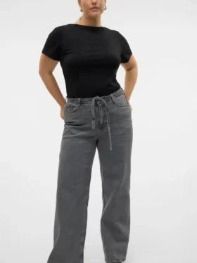 Vmctessa Jeans mit hoher Leibhöhe und weitem Bein