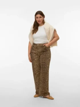 Vmctessa Jeans mit hoher Leibhöhe und weitem Bein