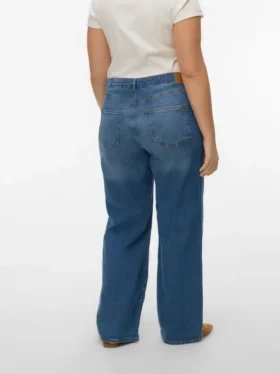 Vmctessa Jeans mit hoher Leibhöhe und weitem Bein