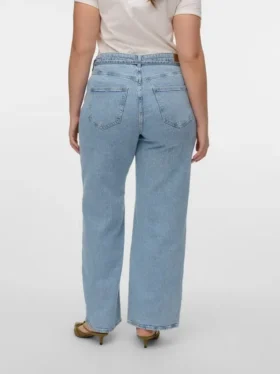Vmctessa Jeans mit hoher Leibhöhe und weitem Bein