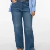 Vmctessa Jeans mit hoher Leibhöhe und weitem Bein