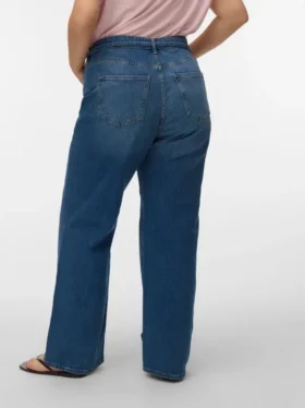 Vmctessa Jeans mit hoher Taille und weitem Bein