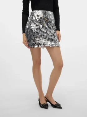 Vmcute Minirock mit hoher Taille