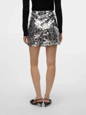 Vmcute Minirock mit hoher Taille