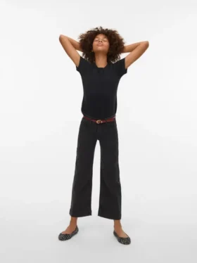 Vmdaisy High Rise Wide Fit – Cropped-Jeans