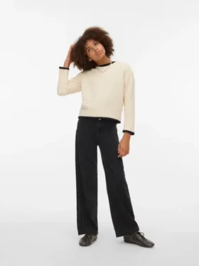 Vmdaisy Jeans mit hoher Leibhöhe und weitem Bein