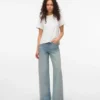 Vmelina Super High Rise Wide Leg Fit Jeans
