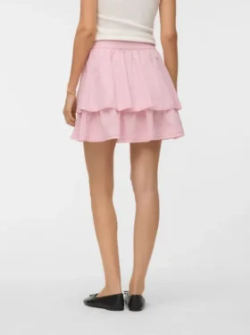 Vmelix kurzer Rock mit hoher Taille als Shorts