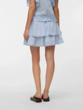 Vmelix kurzer Rock mit hoher Taille als Shorts