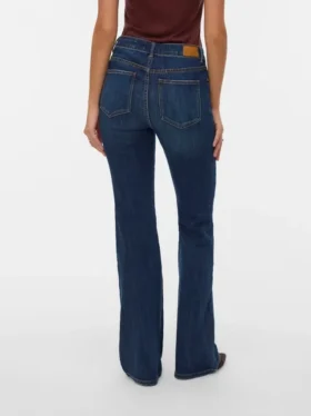 Vmella Jeans mit mittlerer Leibhöhe und Bootcut-Passform