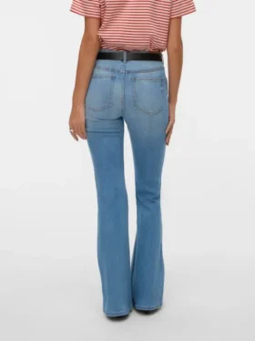 Vmella Jeans mit mittlerer Leibhöhe und Bootcut-Passform