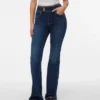 Vmella Jeans mit mittlerer Leibhöhe und Bootcut-Passform